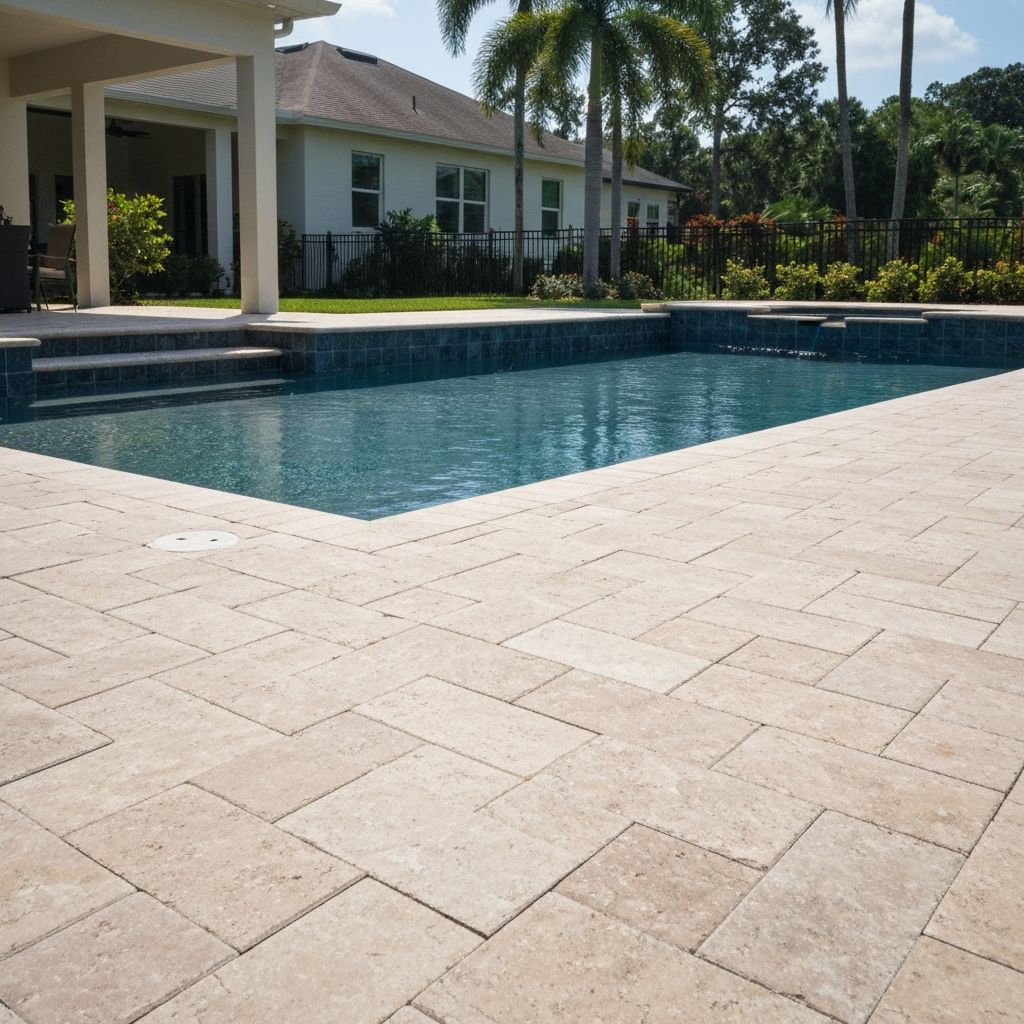 Premium curved driveway pavers