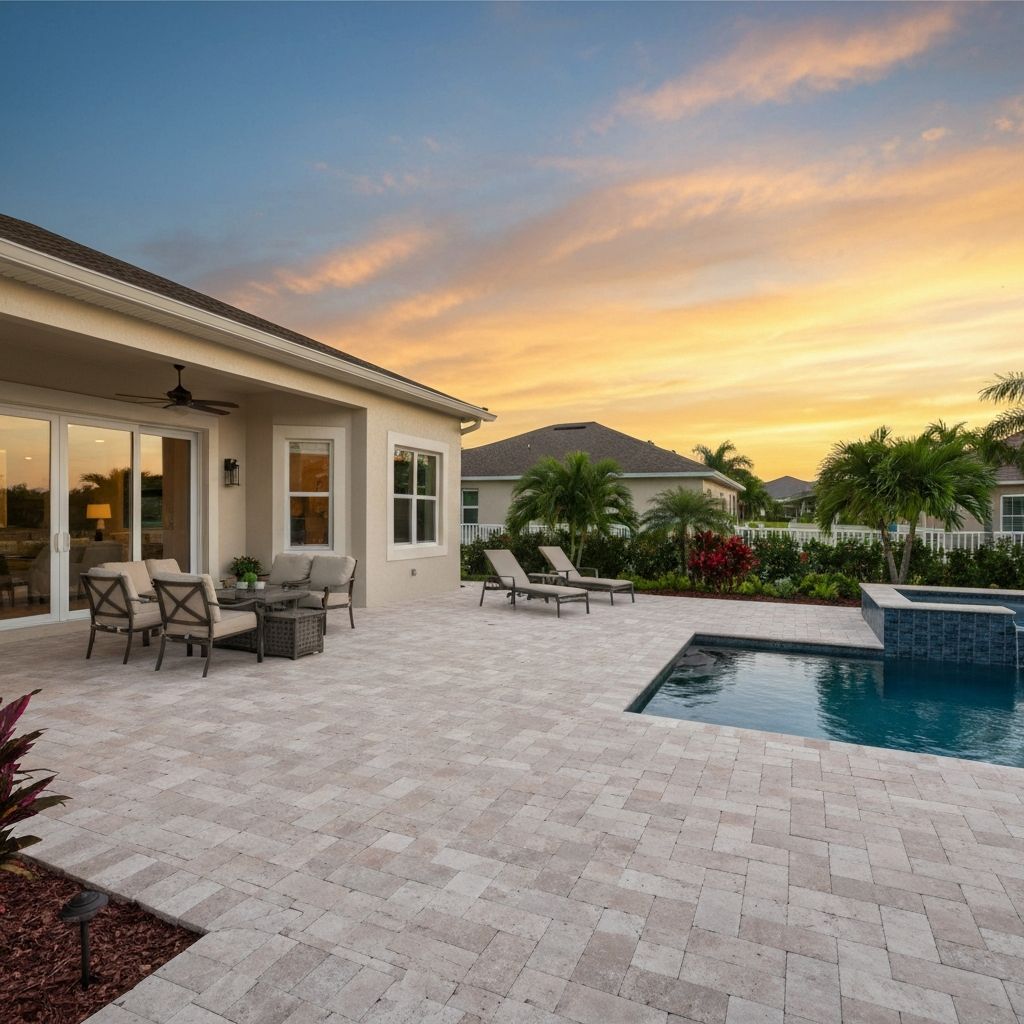 Castle Pavers premium patio installation